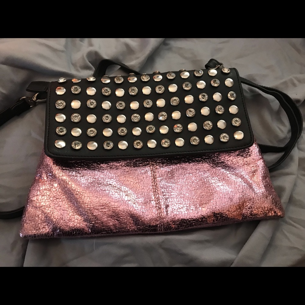 Rhinestone Pink Purse